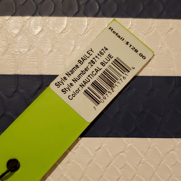 NWT Sam Edelman Bailey Striped crossbody clutch - Picture 4 of 4